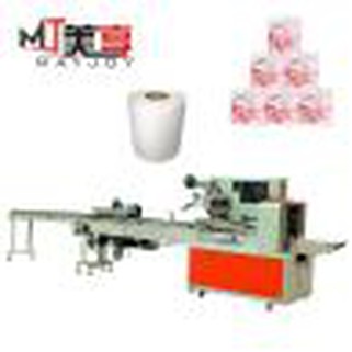 전체 자동 단일 롤 화장지 포장 기계